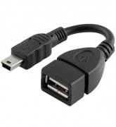 OC020 Mini USB Male to USB Female OTG Cable 