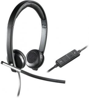 H650E USB Stereo Headset - Black 