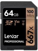 Professional 667x 64GB SDXC UHS-I U3 V30 card