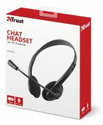 Primo Chat Headset for PC and laptop - Black