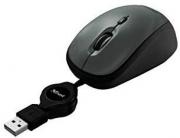 Yvi USB Retractable Mouse - Black