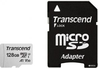 Micro SD 300S 128GB microSDXC UHS-I V30 Memory Card with SD Adapter 
