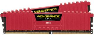 Vengeance LPX 2 x 8GB 3200Mhz DDR4 Desktop Memory Kit - Red (CMK16GX4M2B3200C16R) 