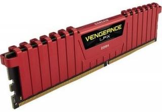 Vengeance LPX 8GB 2666MHz DDR4 Desktop Memory Module - Red (CMK8GX4M1A2666C16R) 
