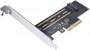 M.2(2230/2242/2260/2280) NVME to PCI-E 3.0 Gen3 X4 Expansion Card