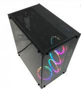 Wideload RGB Tempered Glass Chassis - Black
