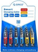 Smart 1m Charge & Sync Cable Box | 10 x MicroUSB|10 x Lightning/8Pin | 10 x Type-C