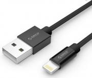 Nylon  Braided Apple USB 2.0 to Lightning 1m Charge & Sync Cable - Silver 