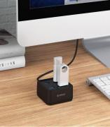 4 Port USB3.0 Ultra-Mini Hub Black