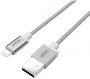 Y-C499ASL USB To Lightning 1m Charge & Sync Cable - Silver 