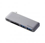 iAdapt 5-in-1 Multiport USB-C Hub - Grey 
