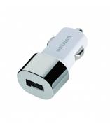 CC100 Single USB Car Charger - Black & White 