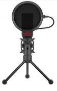 3.5mm Aux Gaming Mic and Tripod - Black