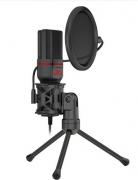 3.5mm Aux Gaming Mic and Tripod - Black