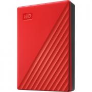 My Passport 4TB USB 3.2 Gen 1 Portable External Hard Drive - Red
