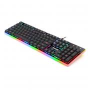 Dyaus K509-RGB 104 Key Quiet Low Profile RGB Mechanical Gaming Keyboard – Black