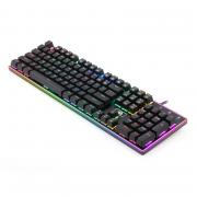 Ratri K595 Silent RGB Mechanical Gaming Keyboard – Black