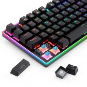 Ratri K595 Silent RGB Mechanical Gaming Keyboard – Black