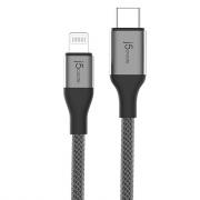 JLC15 USB-C to Lightning 1.2m Charge & Sync Cable - Black