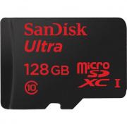 Ultra 128GB UHS-I Class 10 microSDXC Memory Card with SD Adapter
