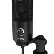 K669B Cardioid USB Condenser Microphone with Tripod - Black