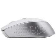 Macally BTEZMOUSEBAT Rechargeable Bluetooth Optical Mouse - White/Silver