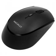 Macally BTEZMOUSEBAT-B Rechargeable Bluetooth Optical Mouse - Black