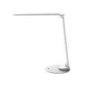 TT-DL19 LED 420 Lumen Desk Lamp with USB 5 V/2A Charging Port - Silver 
