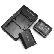 2x 2000mAh Replacement Batteries For Sony NP-FZ100 With Charger Set