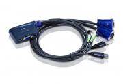 CS62U 2-Port USB KVM Switch With VGA/Audio 