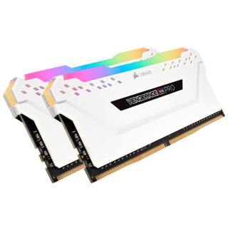 Vengeance RGB PRO 2 x 8GB 3200MHz DDR4 Desktop Memory Kit- White (CMW16GX4M2C3200C16W) 