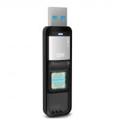64GB USB 3.0 Fingerprint Encryption Flash Drive - Black