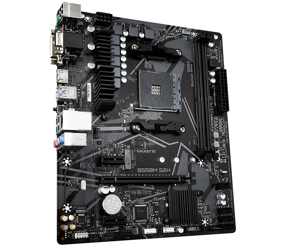 UD Series AMD B550M Socket AM4 3rd Gen Micro ATX Motherboard (B550M S2H