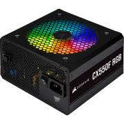 CX Series 550W ATX 12V 2.3 Fully Modular RGB Power Supply - Black (CX550F)