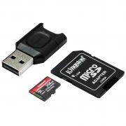 Canvas React Plus 256GB microSDXC + MobileLite Plus microSD Reader + Adapter