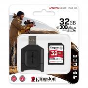 Canvas React Plus 32GB SDHC Memory Card + MobileLite Plus SD Reader