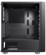 3407 ATX Mid Tower Chassis With 500W PSU  - Black