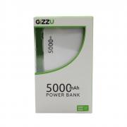G5000 5000mAh 2 USB Port Power Bank - White 