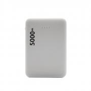 G5000 5000mAh 2 USB Port Power Bank - White
