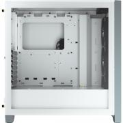 iCUE 4000X Tempered Glass Mid Tower Chassis - White