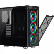 iCUE 465X Smart Windowed Mid Tower Chassis - Black