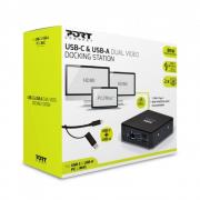 USB Type-C 8 In 1 Multi - Port Video Hub With 85W PD - Black