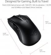 ROG Srix Carry Optical Wireless and Bluetooth Gaming Mouse