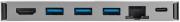 DOCK414 USB-C Single Video Multi-Adapter with 100W PD Pass-thru