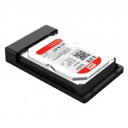 3588C3 2.5/3.5 USB-C External Hard Drive Enclosure-Black