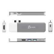 UltraDrive Kit JCD389 USB-C 11-in-1 Multi-Display Modular Dock