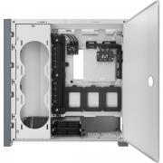Obsidian Series 5000X Tempered Glass Mid Tower Chassis - White