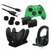 Xbox One Player Pack - Black/Green (W60X231) 