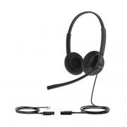 YHS34 Lite Professional Duo Call Centre Headset - Black