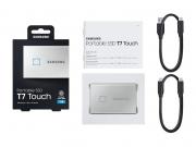 Portable SSD T7 Touch 1TB Portable Solid State Drive - Silver